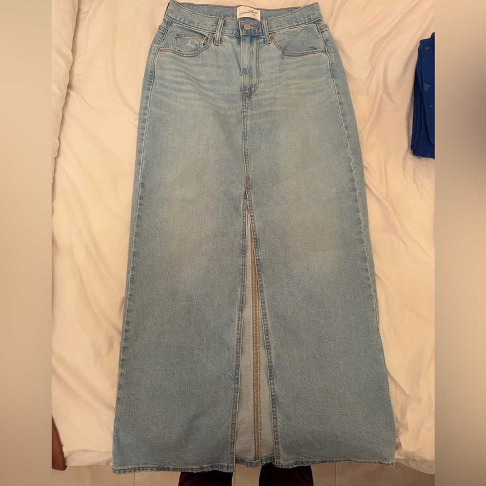 Universal Thread Light Blue Denim Skirt
